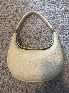 Songmont Crescent Shoulder Bag in Cream